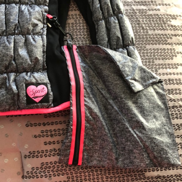 Juicy Couture Sport Packable Puffer Jacket-Grey - Picture 3 of 8